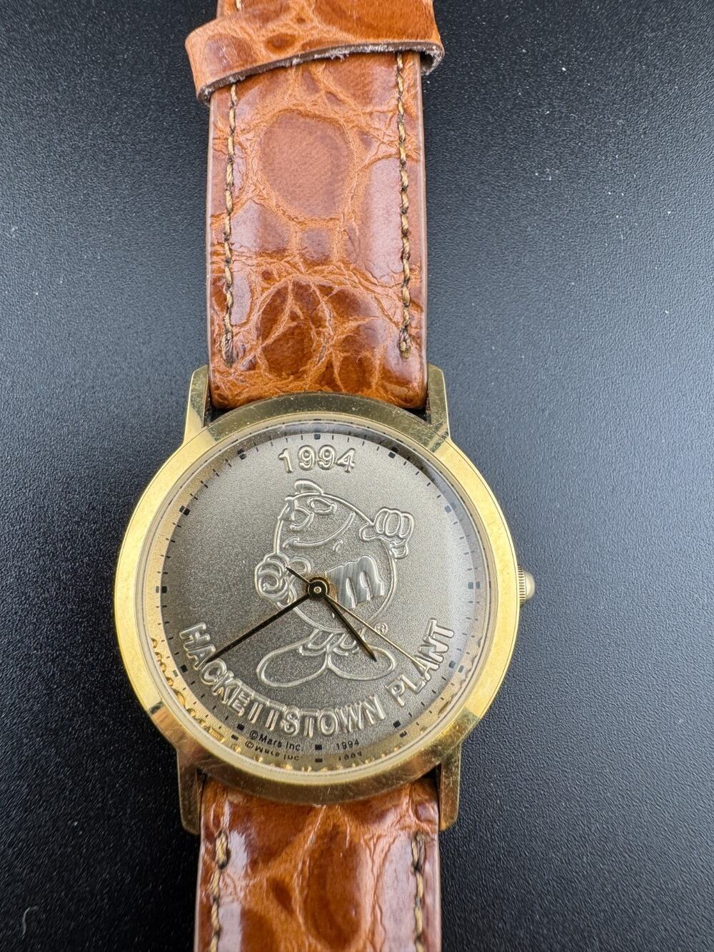 Vintage 1994 M&M’s MARS HACKETTSTOWN PLANT LADIES Wrist Watch